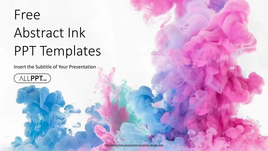 free abstract ink ppt templates n.w