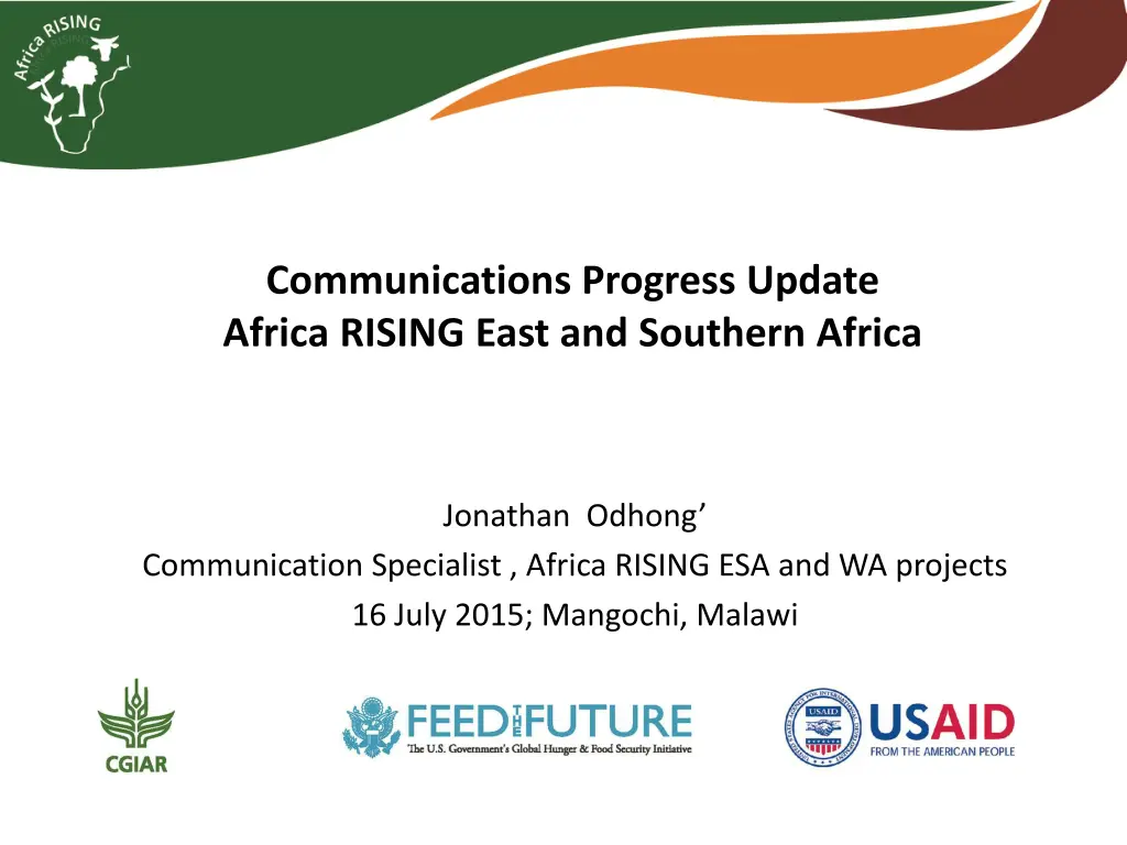 communications progress update africa rising east n.w