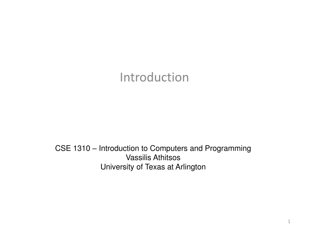 introduction n.w