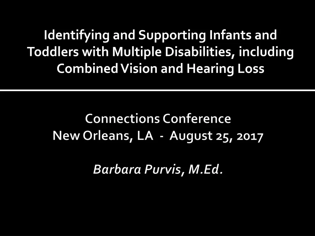 identifying and supporting infants and toddlers n.w
