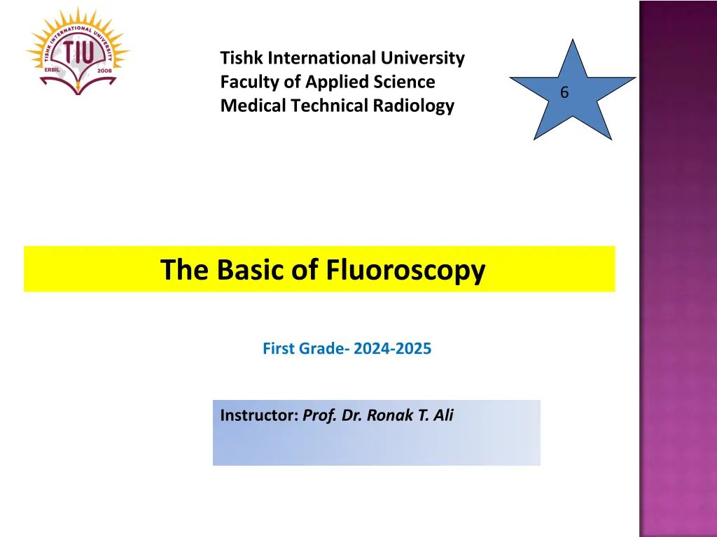 tishk international university faculty of applied n.w