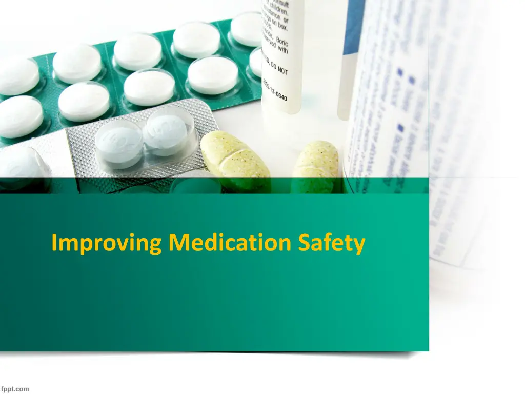 improving medication safety n.w