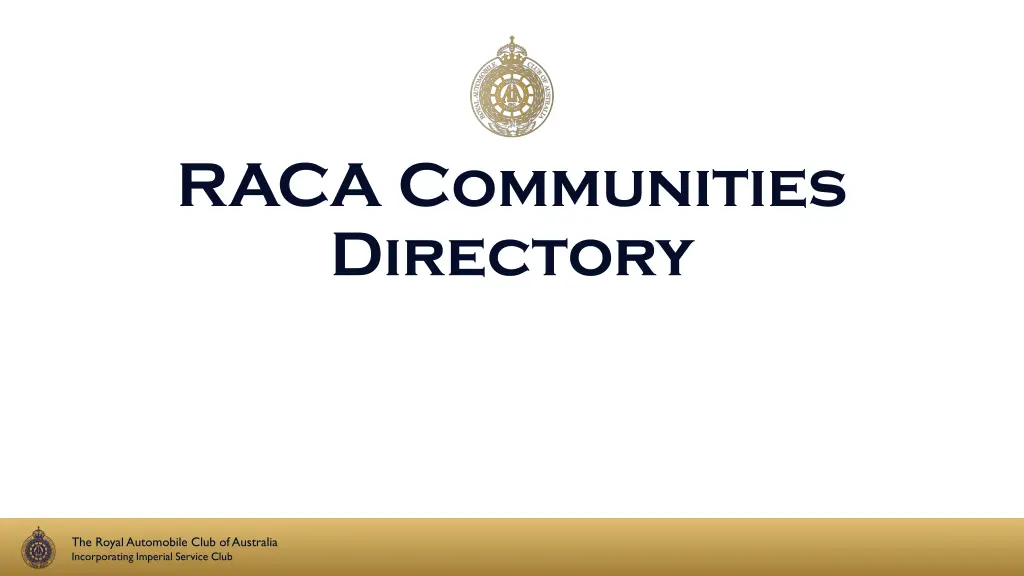 raca communities directory n.w
