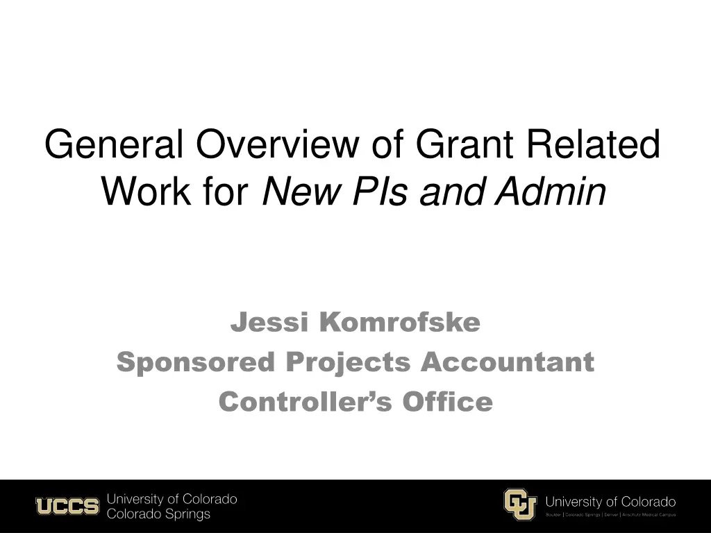general overview of grant related work n.w