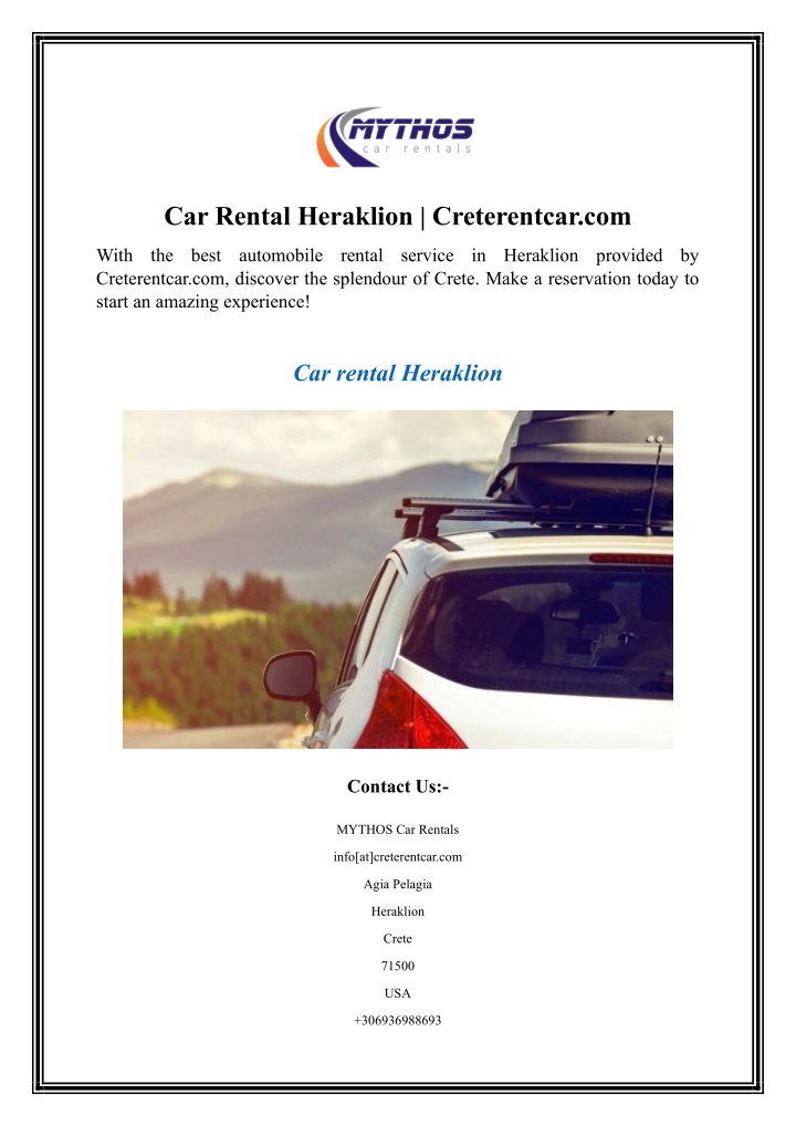 car rental heraklion creterentcar com n.w