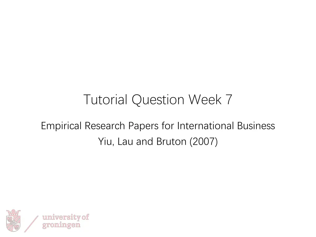 tutorial question week 7 n.w