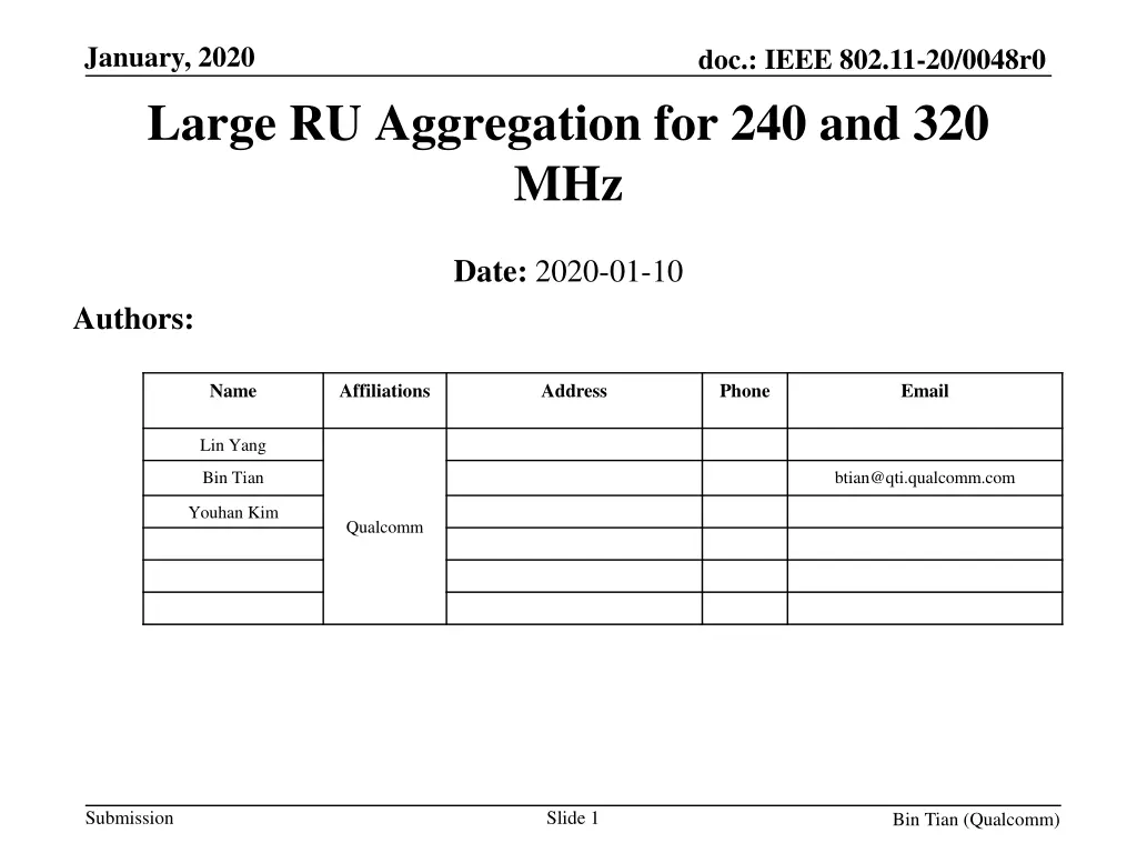 january 2020 large ru aggregation n.w