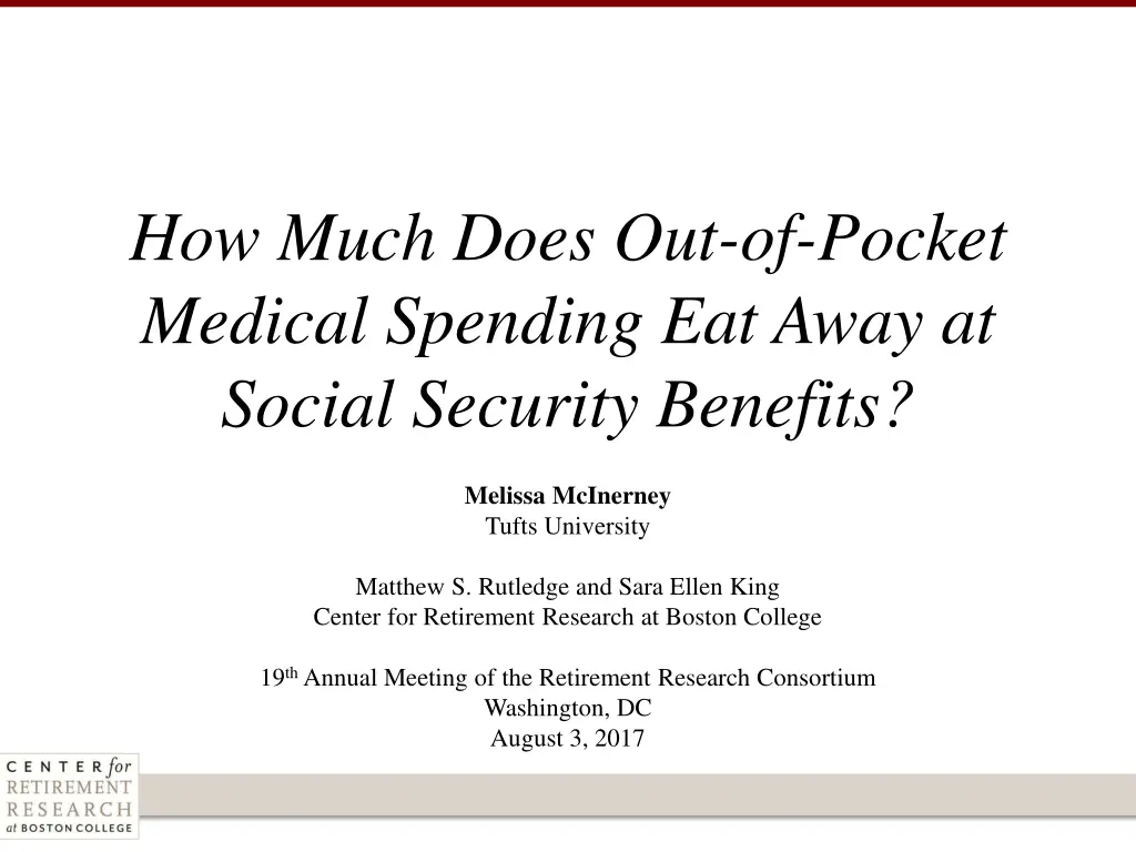 how much does out of pocket medical spending n.w