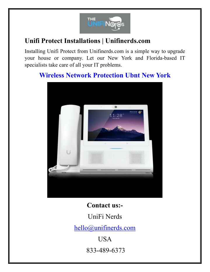 unifi protect installations unifinerds com n.w