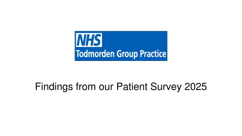 findings from our patient survey 2025 n.w
