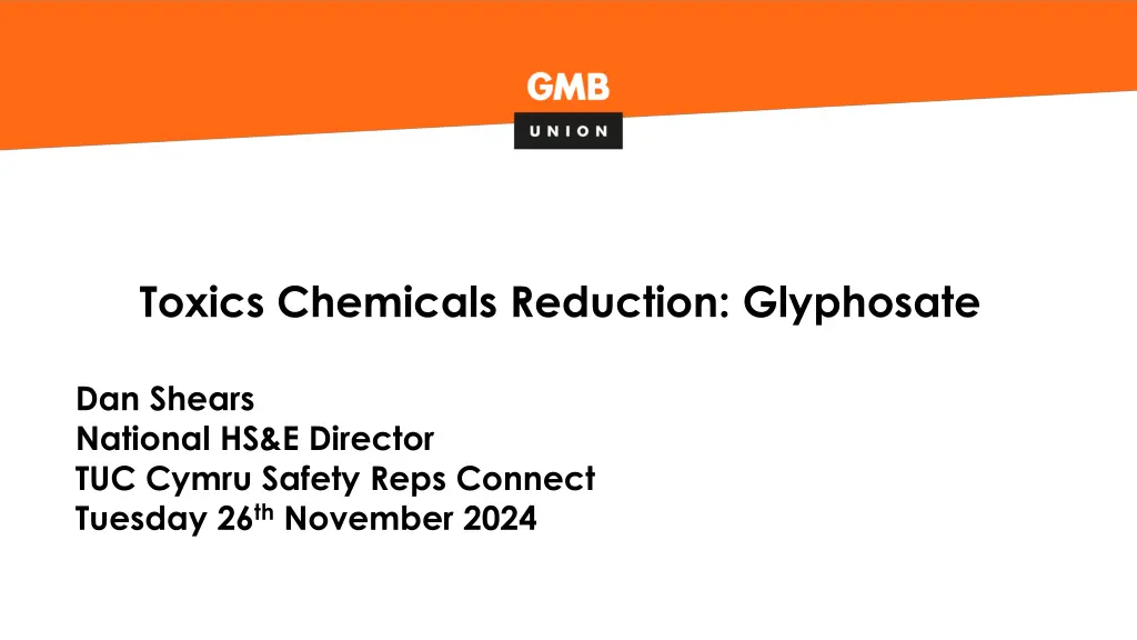 toxics chemicals reduction glyphosate n.w