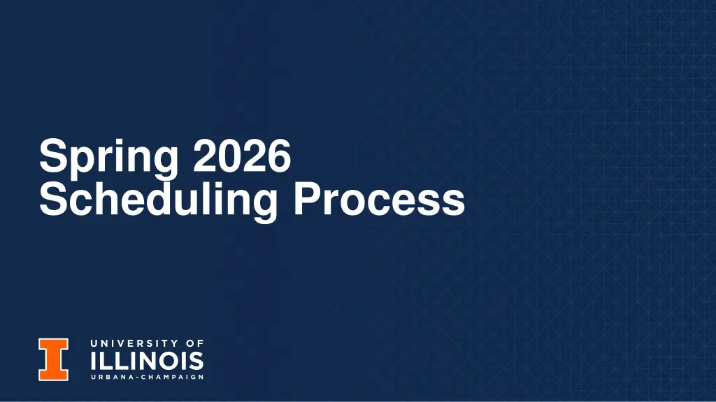 spring 2026 scheduling process n.w