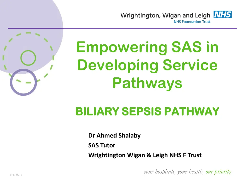 empowering sas in developing service pathways n.w