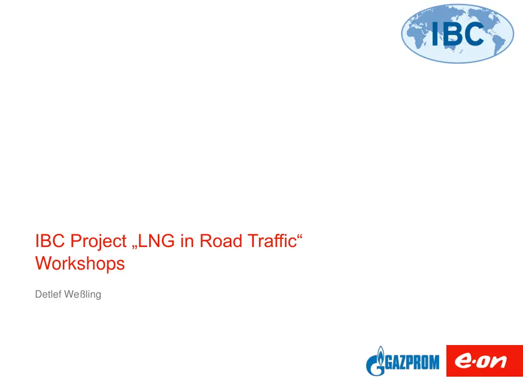 ibc project lng in road traffic workshops n.w