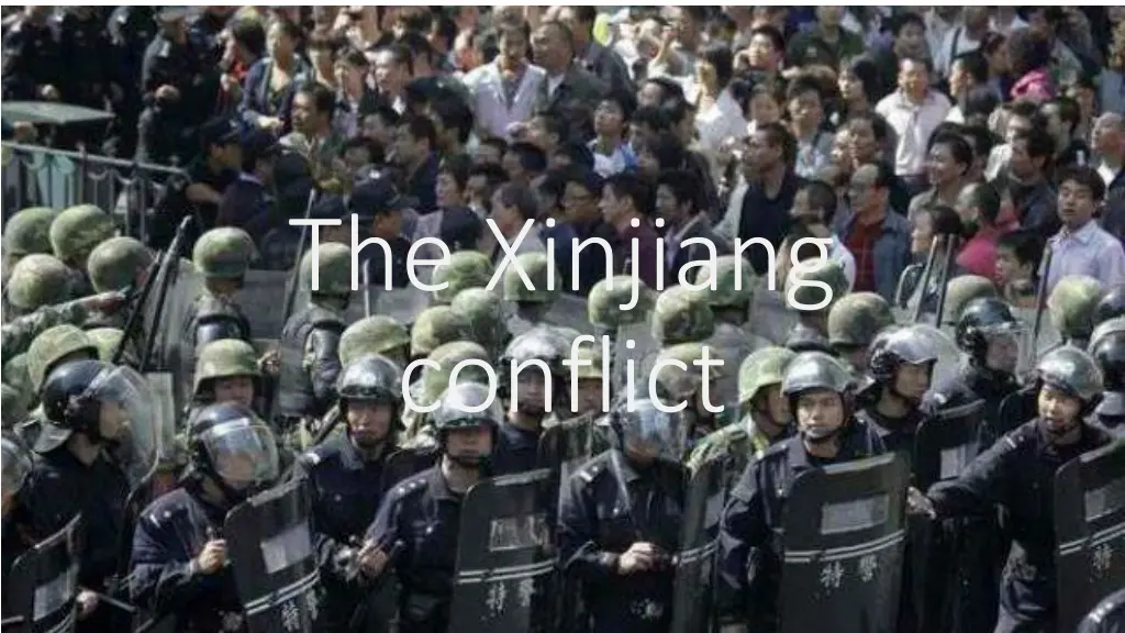 the xinjiang conflict n.w