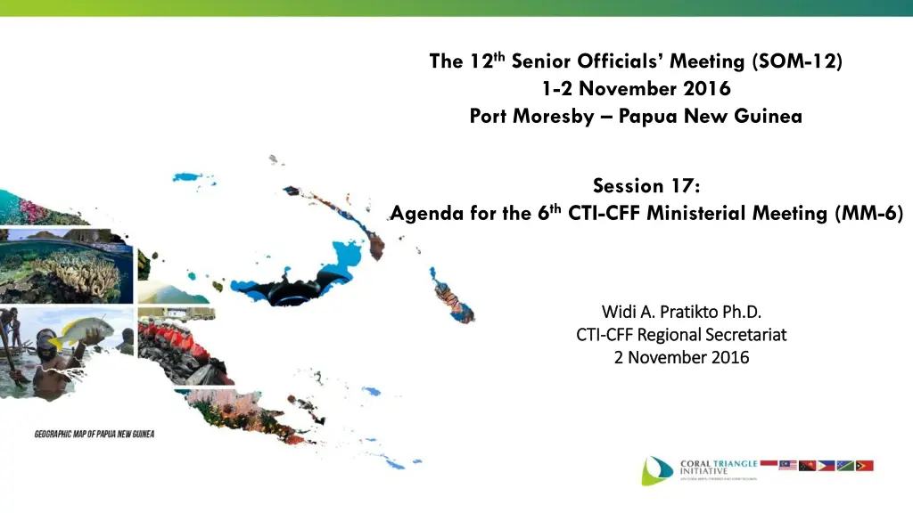 the 12 th senior officials meeting n.w