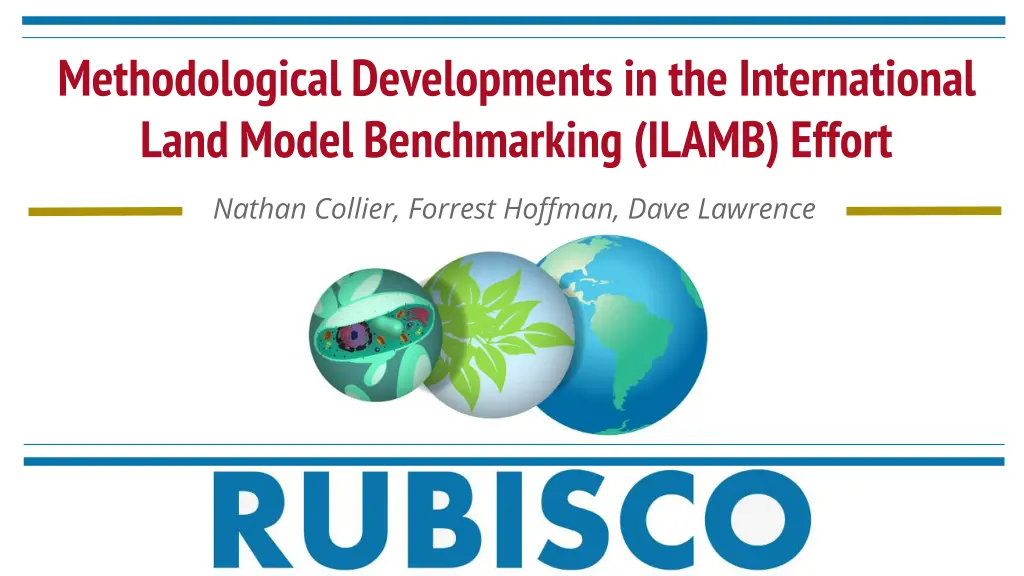 methodological developments in the international n.w