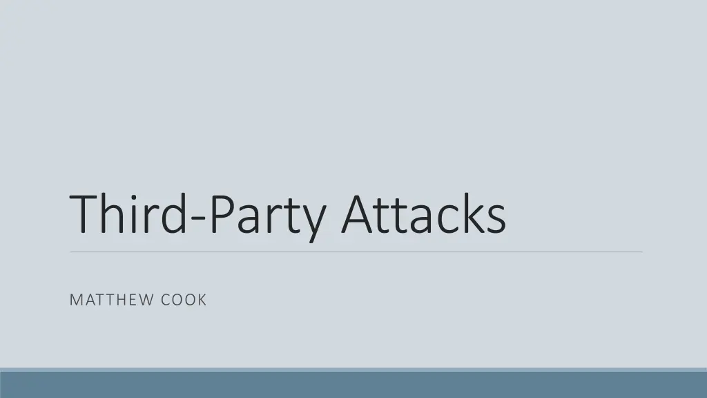 third party attacks n.w