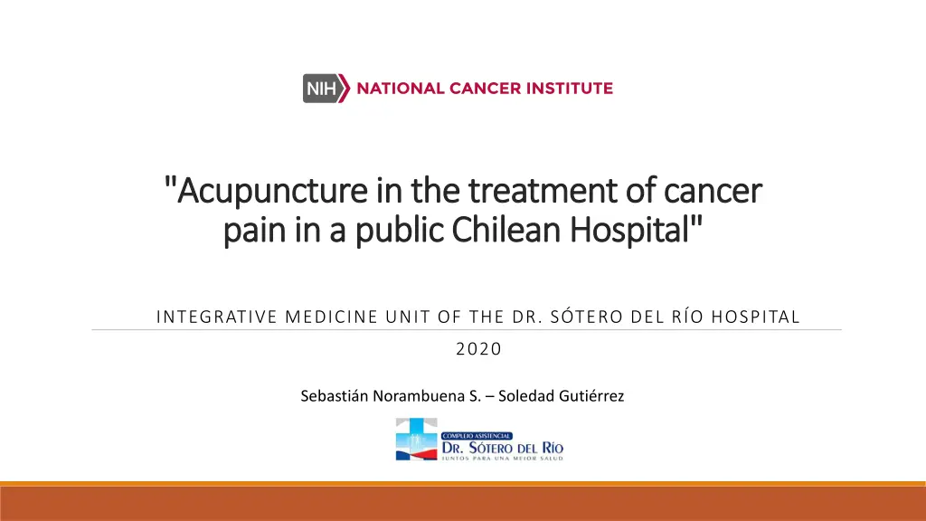 acupuncture in the treatment of cancer n.w