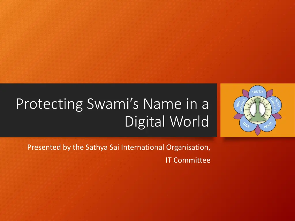 protecting swami s name in a n.w