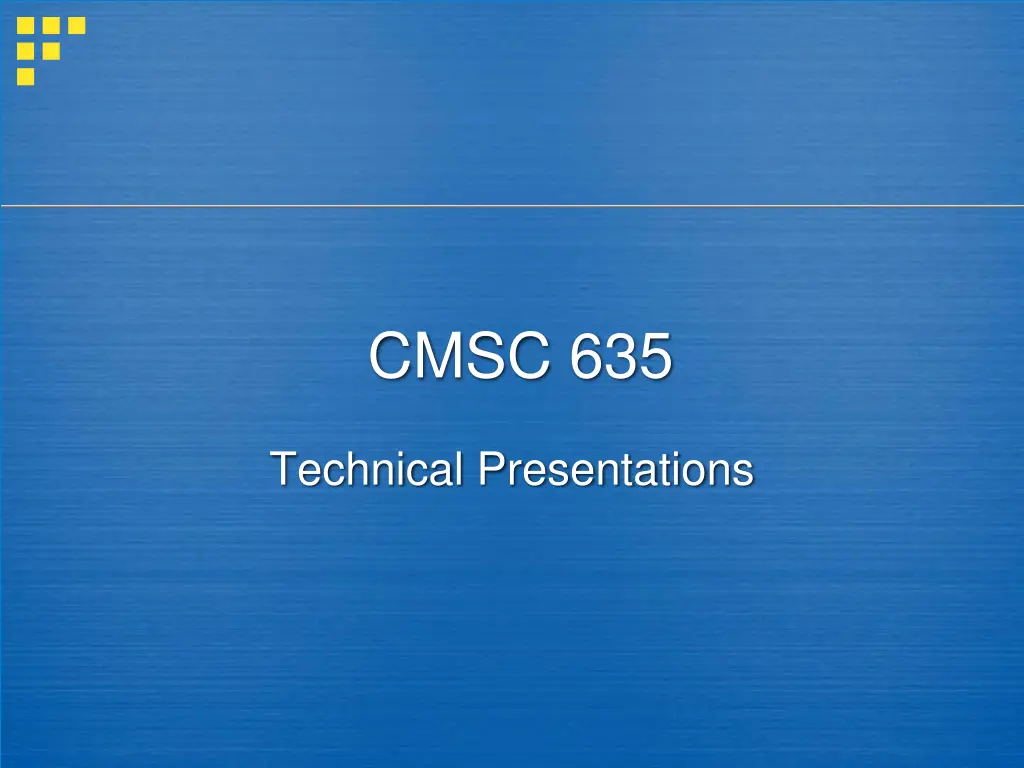 cmsc 635 n.w
