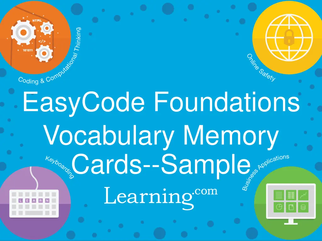 easycode foundations vocabulary memory cards n.w