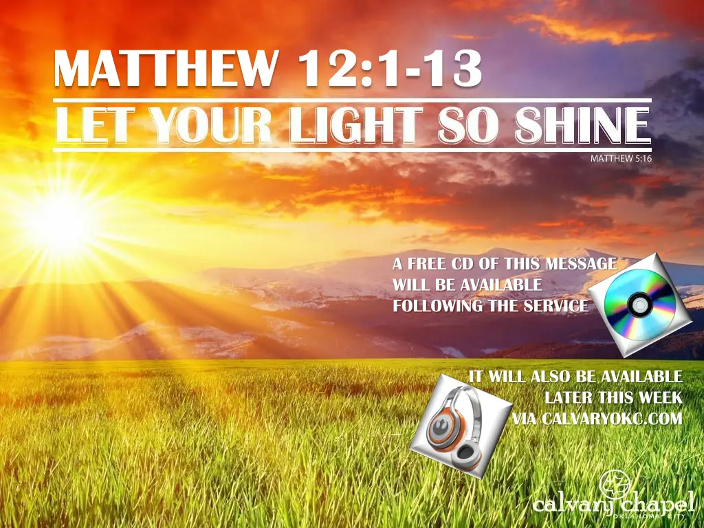 matthew 12 1 13 n.w