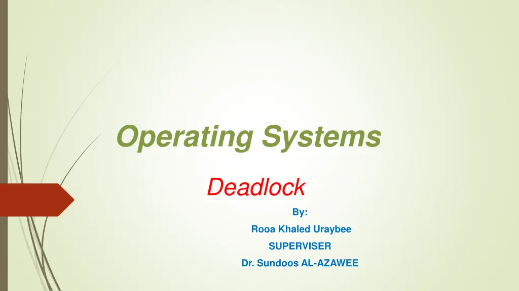 operating systems n.w