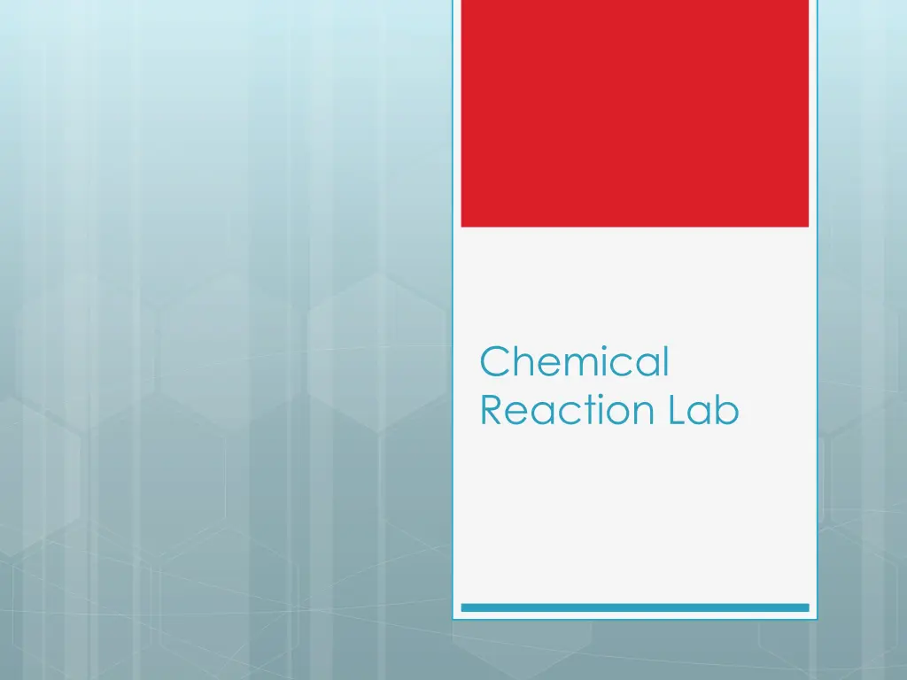 chemical reaction lab n.w