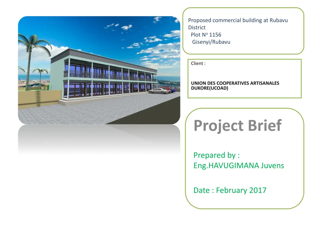 proposed commercial building at rubavu district n.w