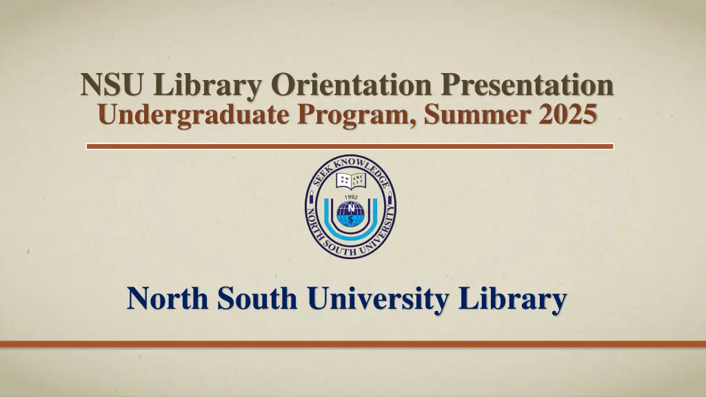 nsu library orientation presentation n.w