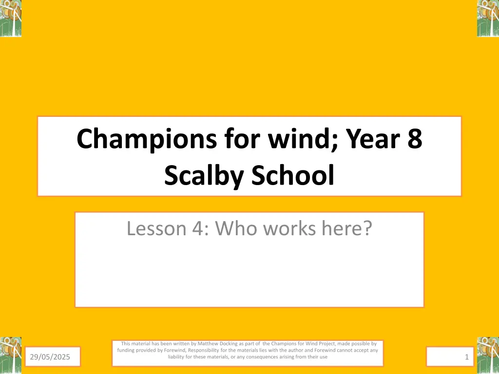 champions for wind year 8 scalby school n.w