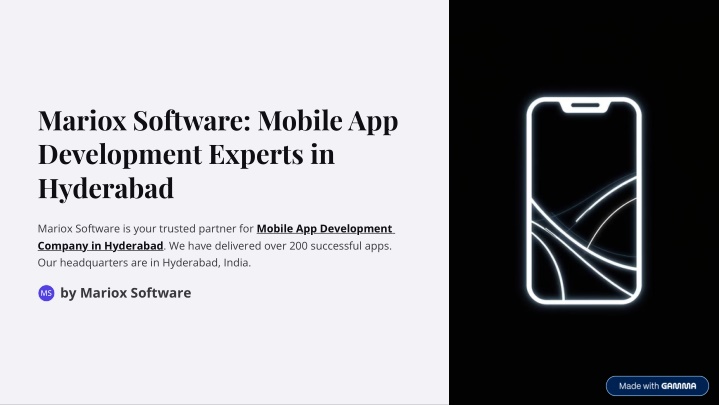 mariox software mobile app development experts n.w