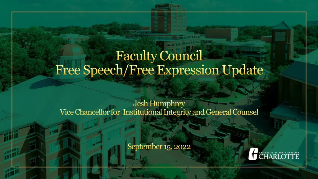 faculty council n.w