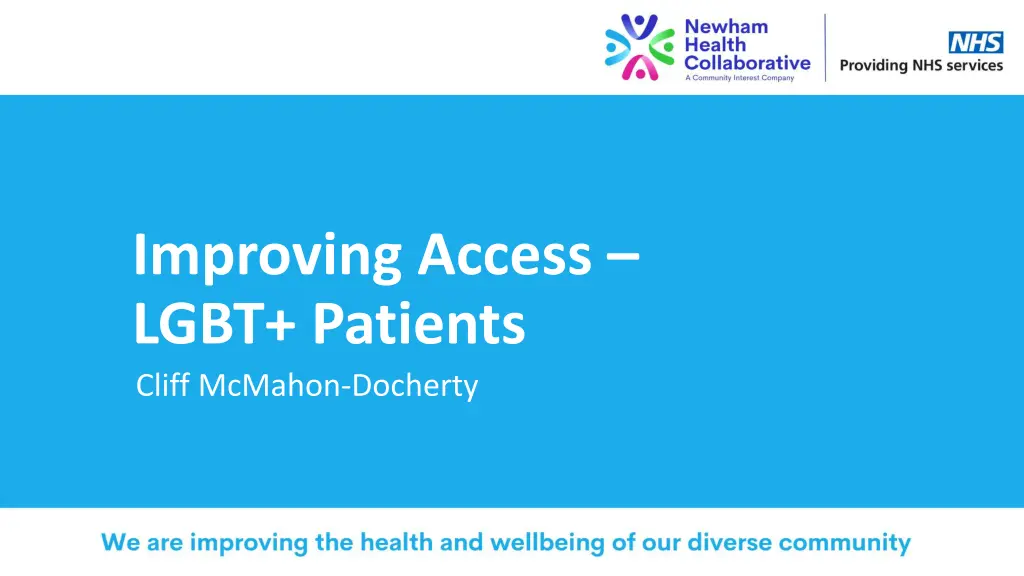 improving access lgbt patients cliff mcmahon n.w