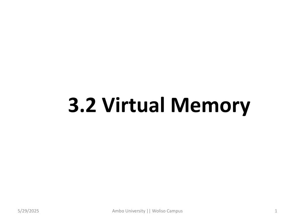 3 2 virtual memory n.w