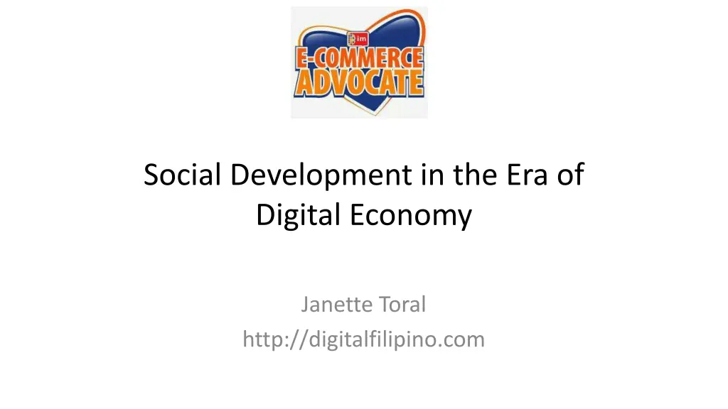 social development in the era of digital economy n.w