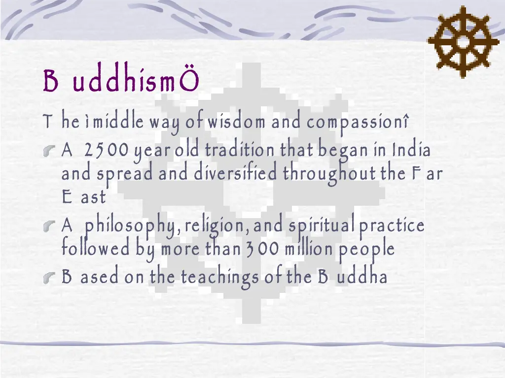 b uddhism t he middle way of wisdom n.w