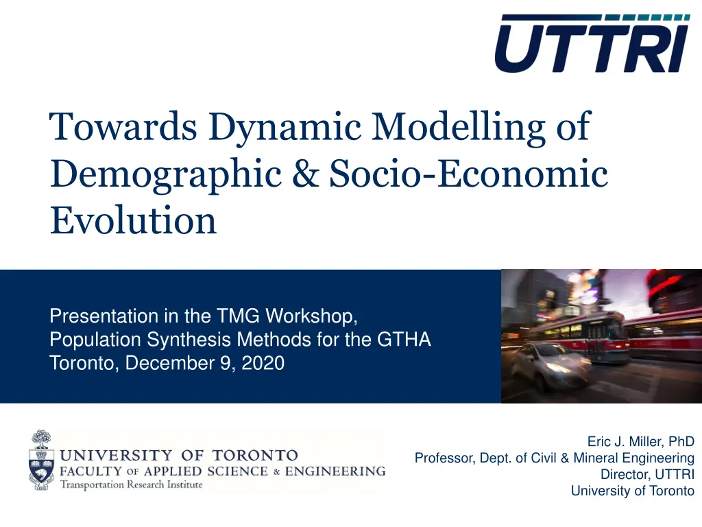 towards dynamic modelling of demographic socio n.w