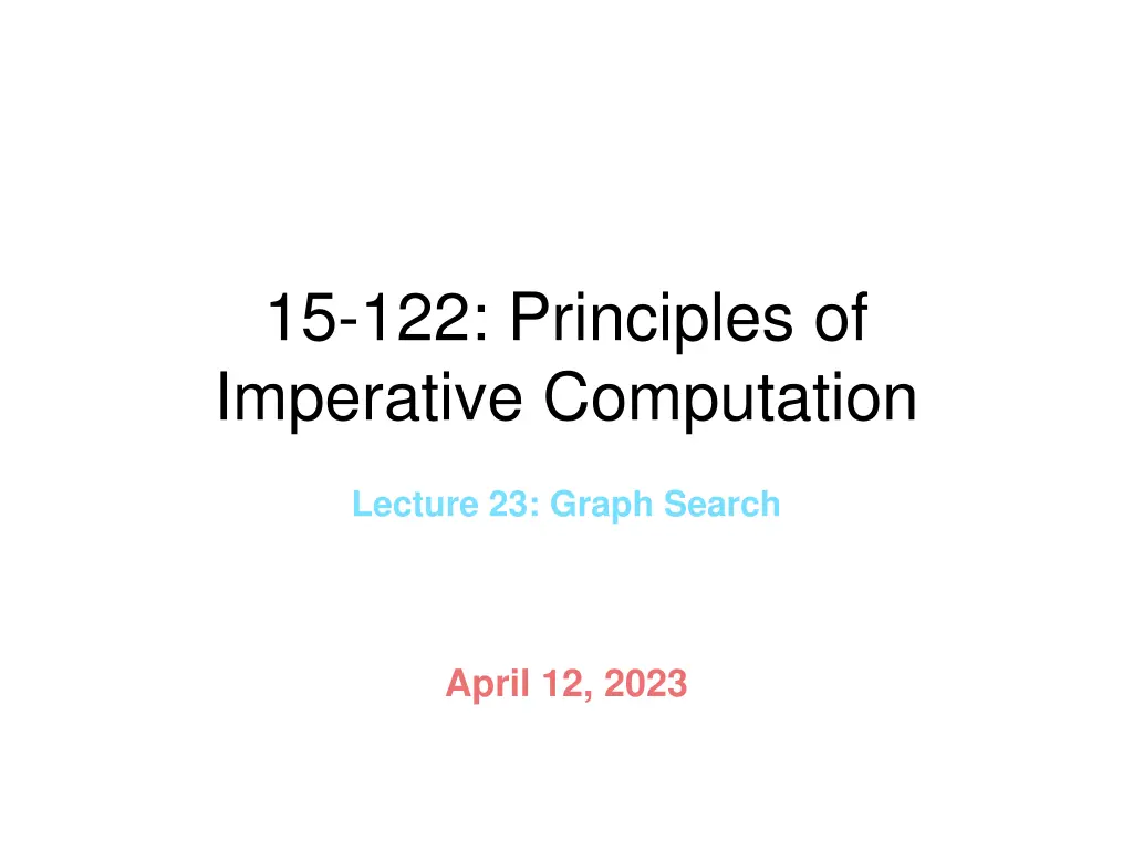 15 122 principles of imperative computation n.w