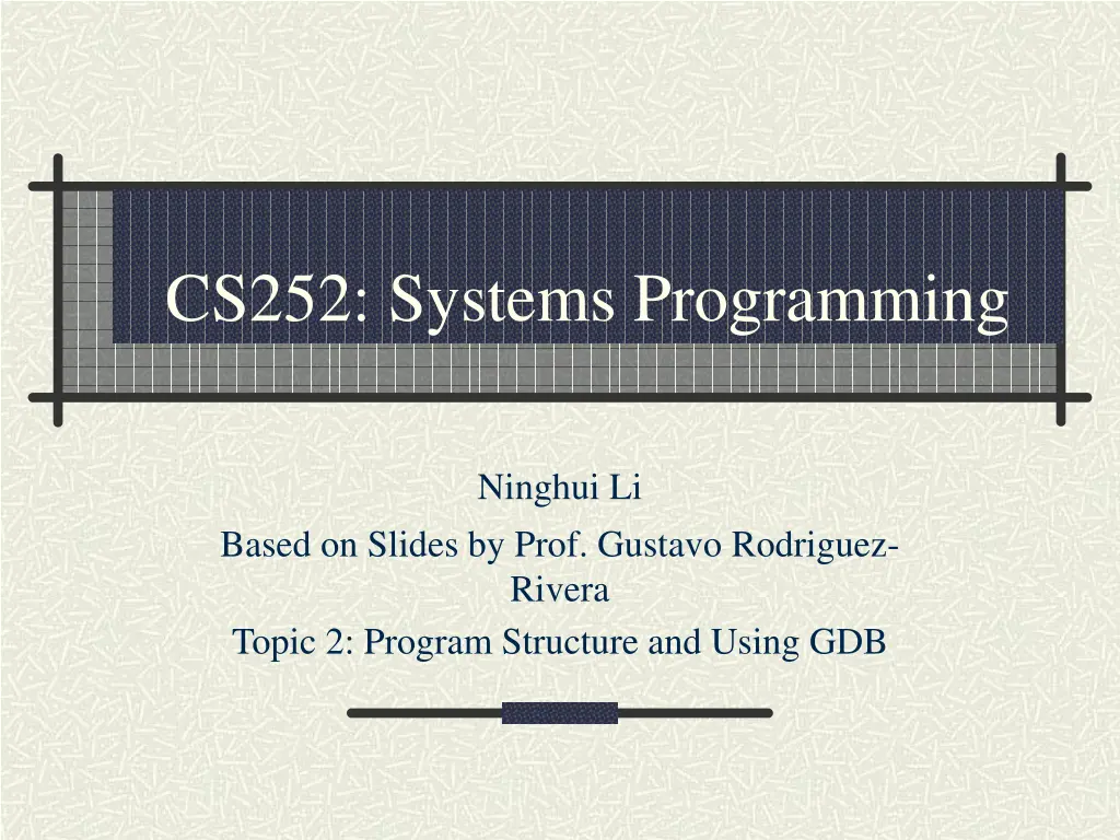 cs252 systems programming n.w