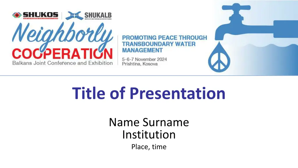 title of presentation n.w