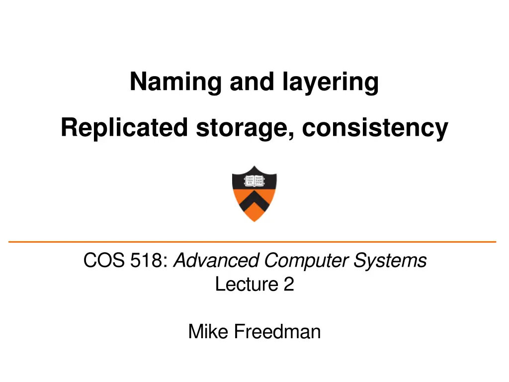 naming and layering n.w