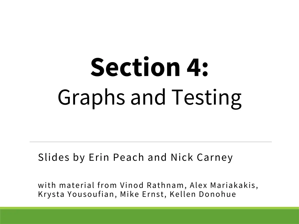 section 4 graphs and testing n.w