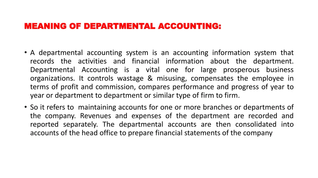 meaning of departmental meaning of departmental n.w