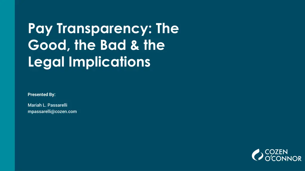 pay transparency the good the bad the legal n.w