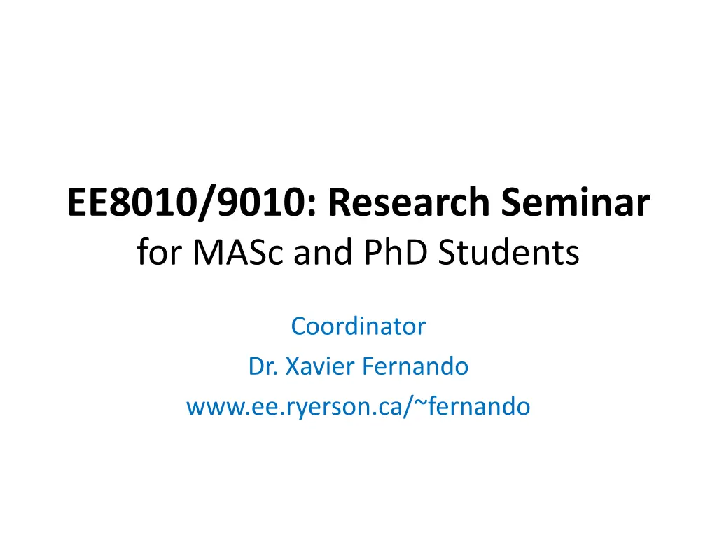 ee8010 9010 research seminar for masc n.w