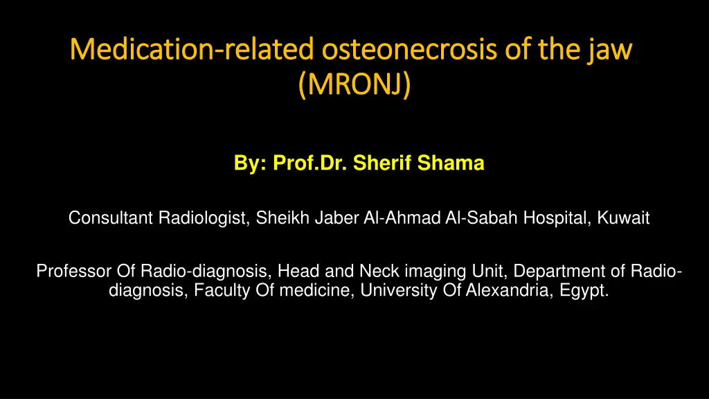 medication medication related osteonecrosis n.w