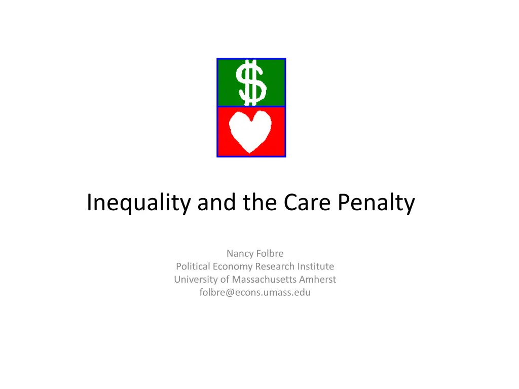 inequality and the care penalty n.w