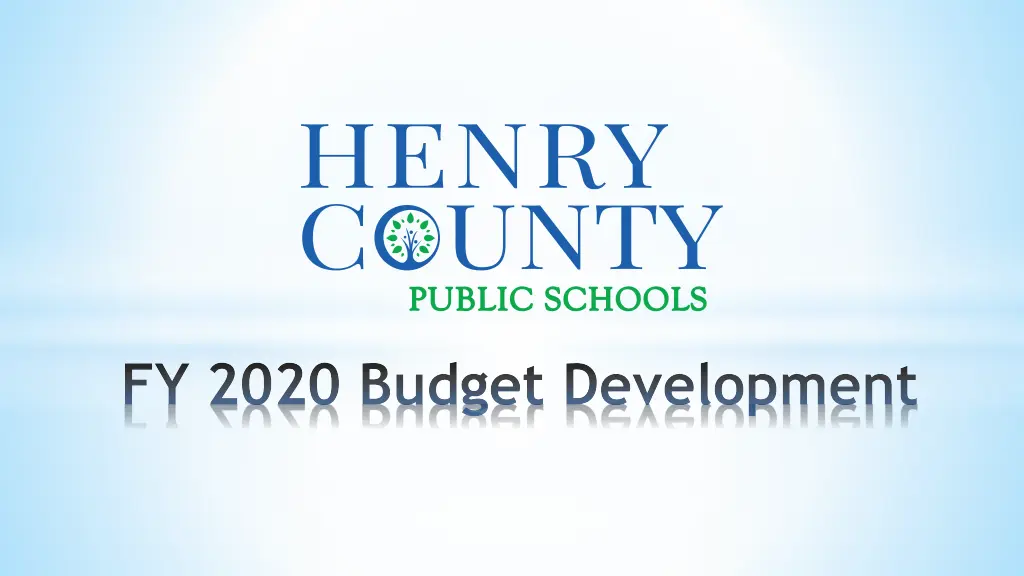 fy 2020 budget development n.w